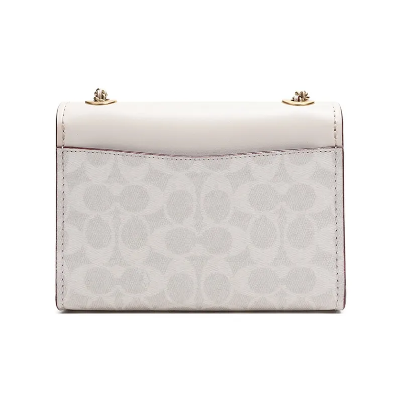 COACH Female Camellia Parker Single-Shoulder Bag White-5