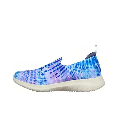 Skechers Ultra Flex 1.0 Ombre Bliss Cushioned Wear-Resistant Breathable Lightweight Low-Top Casual Shoes Women's Blue