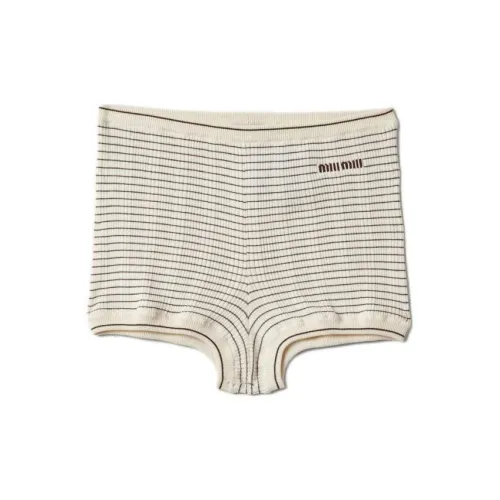 MIU MIU Casual Shorts Women's Ivory