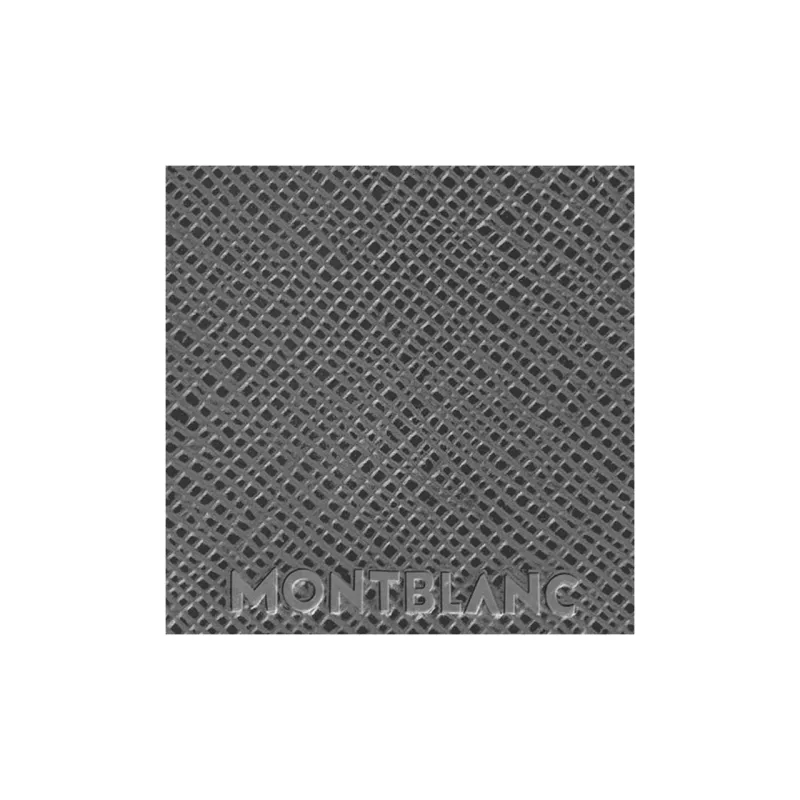 MONTBLANC Grain Cow Leather Pen Pouch Storage Bag Unisex Elegant Gray-4