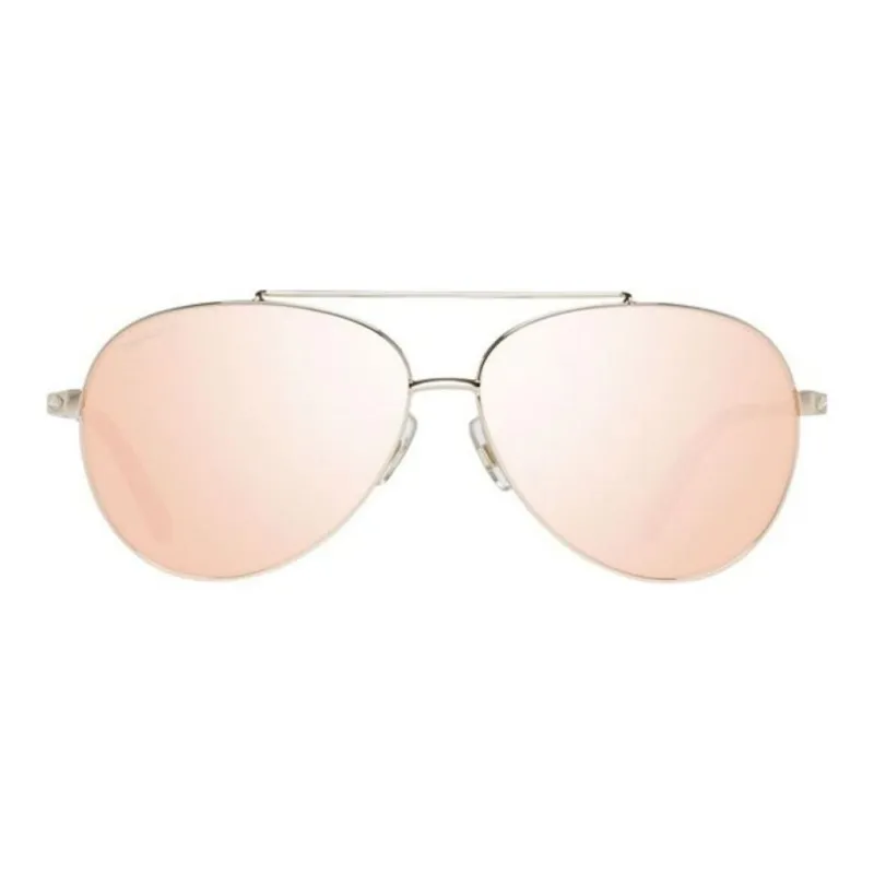Swarovski Metal Aviator Sunglasses Women's Silver-1