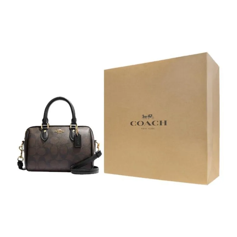 COACH Mini Rowan Crossbody In Signature Canvas-6