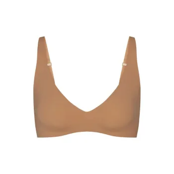SKIMS NAKED PLUNGE BRALETTE Bra Women's 1 Pack OCHRE/Ochre