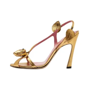 Blumarine Strap Sandals 10.5cm Women's Gold