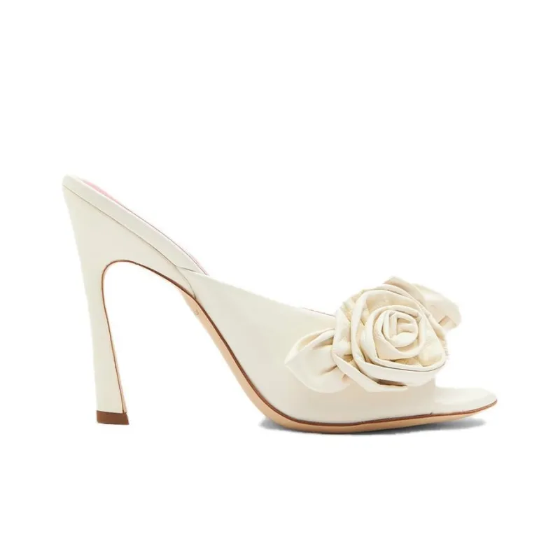 Blumarine Slide Slippers Women's White-1