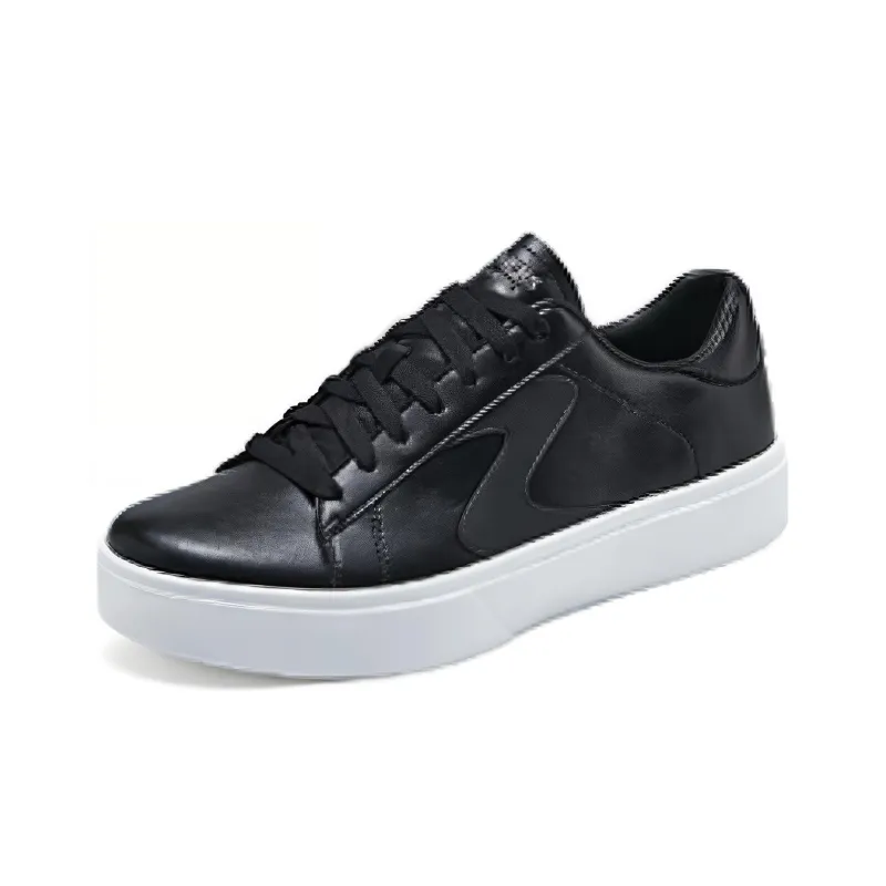 Skechers Shock Absorbers Low Top Skateboard Shoes Men's Black White-3