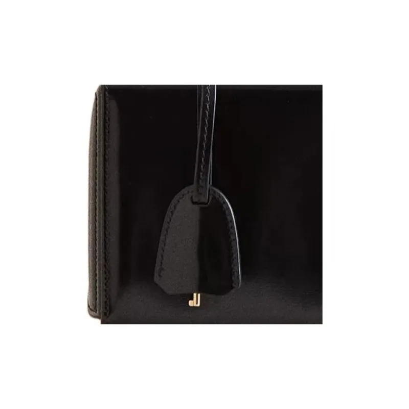 MARK CROSS Calfskin Handbag Shoulder Bag Crossbody Bag Mini Women's Black-3