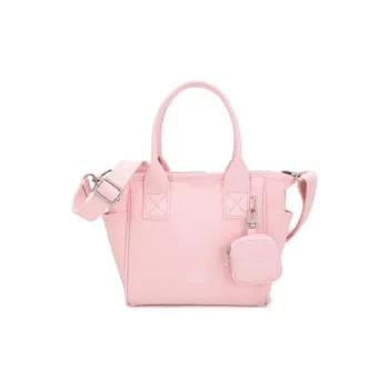 KANGOL Cotton Tote Bag Shopping Bag Shoulder Bag Crossbody Bag Handbag Women's Pink