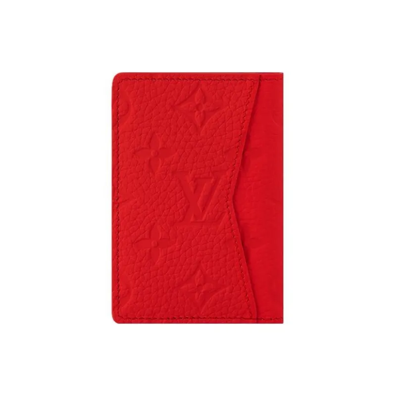 LOUIS VUITTON Pocket Organizer Taurillon Colormania Red-2