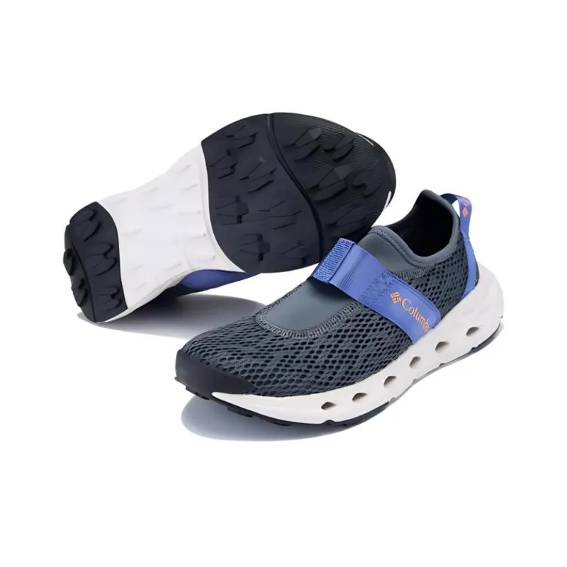 Columbia Anti Slip Wear Resistant Low Top Casual Shoes Women's Blue-4