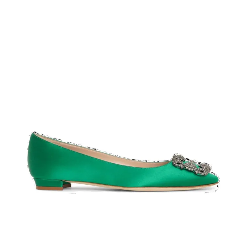 MANOLO BLAHNIK Women's Casual Shoes Women's Green-1