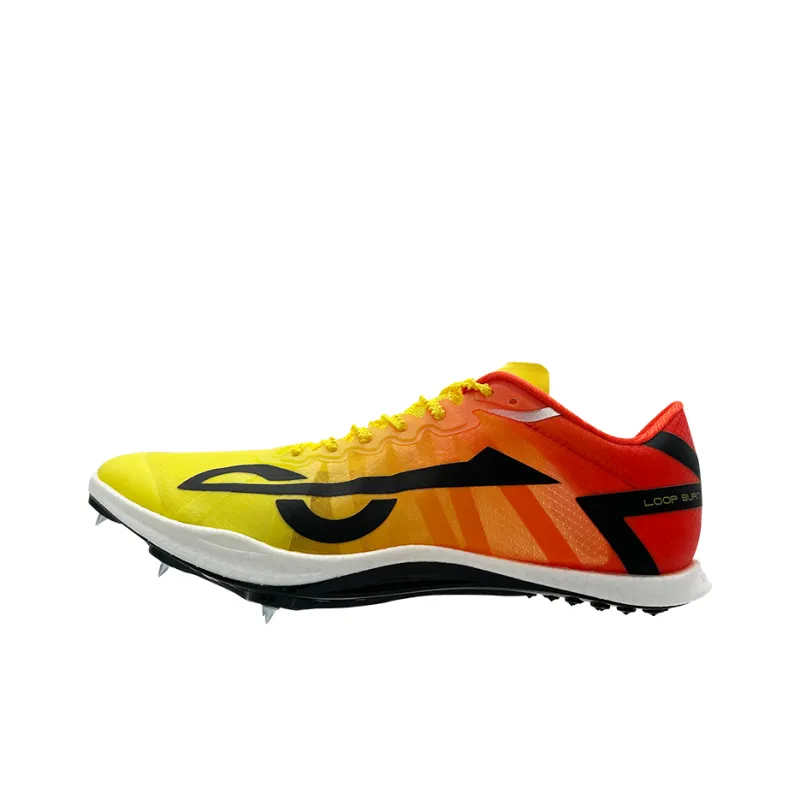 LOOP BURN Low Top Running Shoes Unisex Support Orange-1