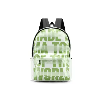 ONRF Polyester Backpack Laptop Bag Regular Unisex Green