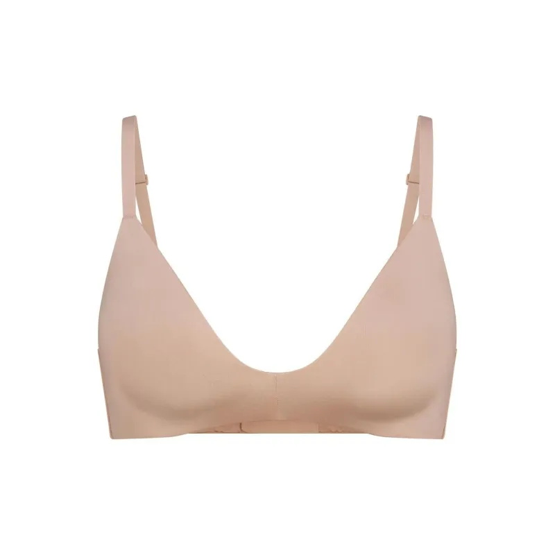SKIMS WIRELESS FORM T-SHIRT DEMI BRA Bra Women's 1 Pack MICA/Mica-0