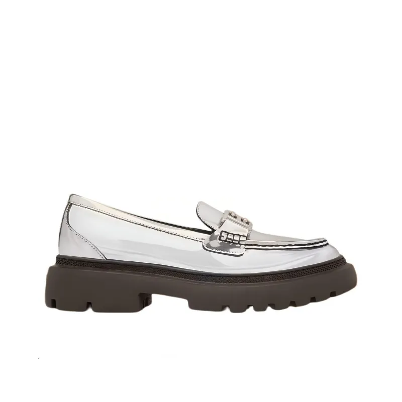 BALLY Flat Shoes Women's Silver-1