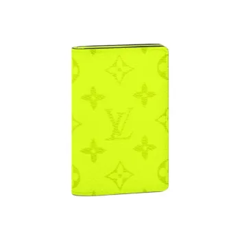 LOUIS VUITTON Pocket Organizer Neon Yellow