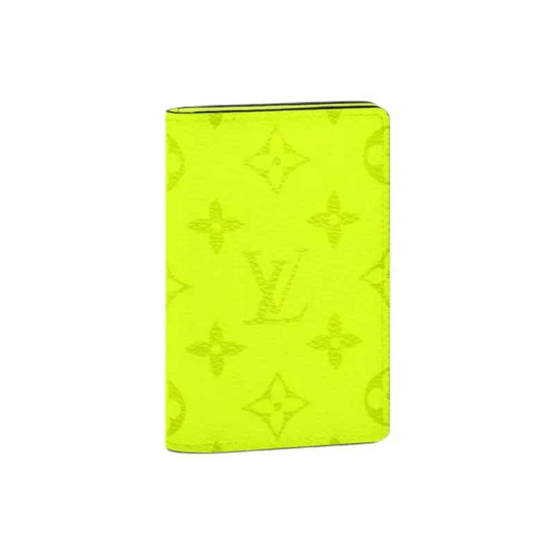 LOUIS VUITTON Pocket Organizer Neon Yellow-0