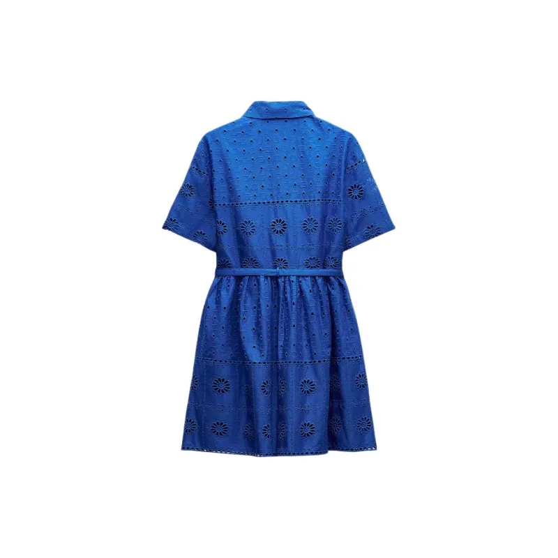 ZARA ZW Series Dress Women's Dark Blue-1