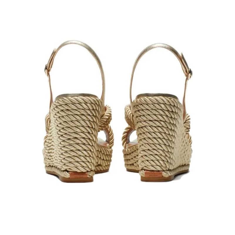 Kate Spade Strap Sandals 10cm Women's Gold-2