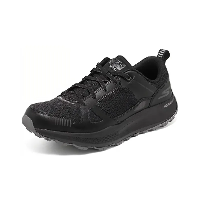 Skechers Go Run Pulse Cushioning Anti-Slip And Wear-Resistant Low-Top Casual Running Shoes Men's Black-2
