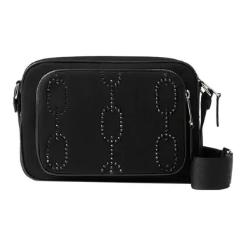 Burberry Cow Leather With Wool Lining Shoulder Bag Crossbody Bag Regular Men's Black