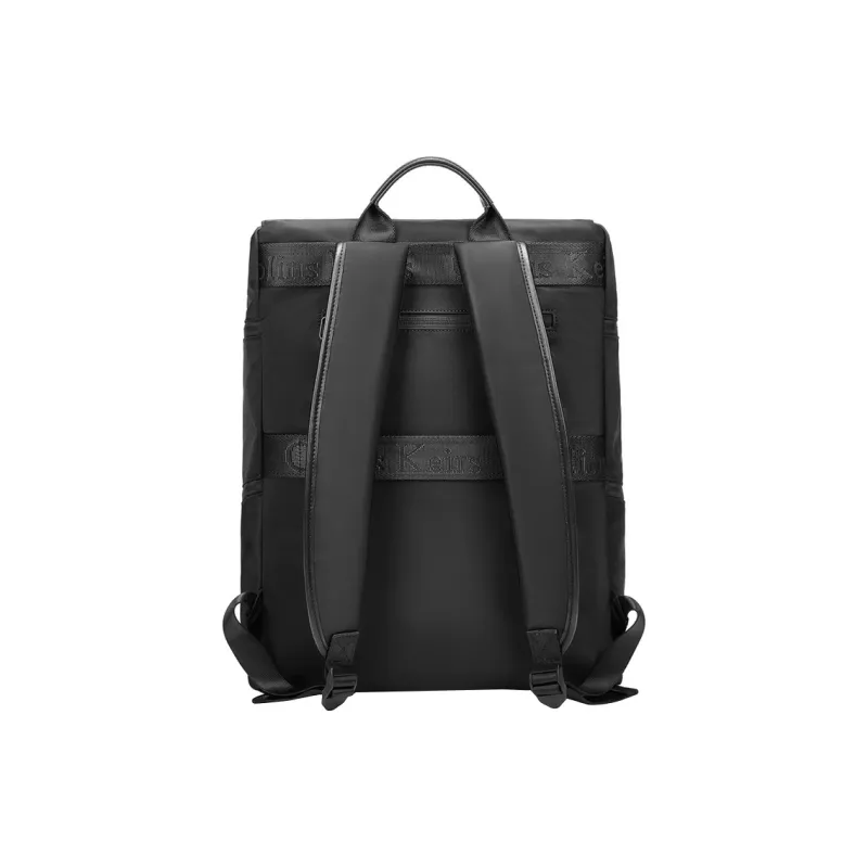 COLINS KEIRS Nylon Fabric Laptop Backpack Large Size Unisex Black-3