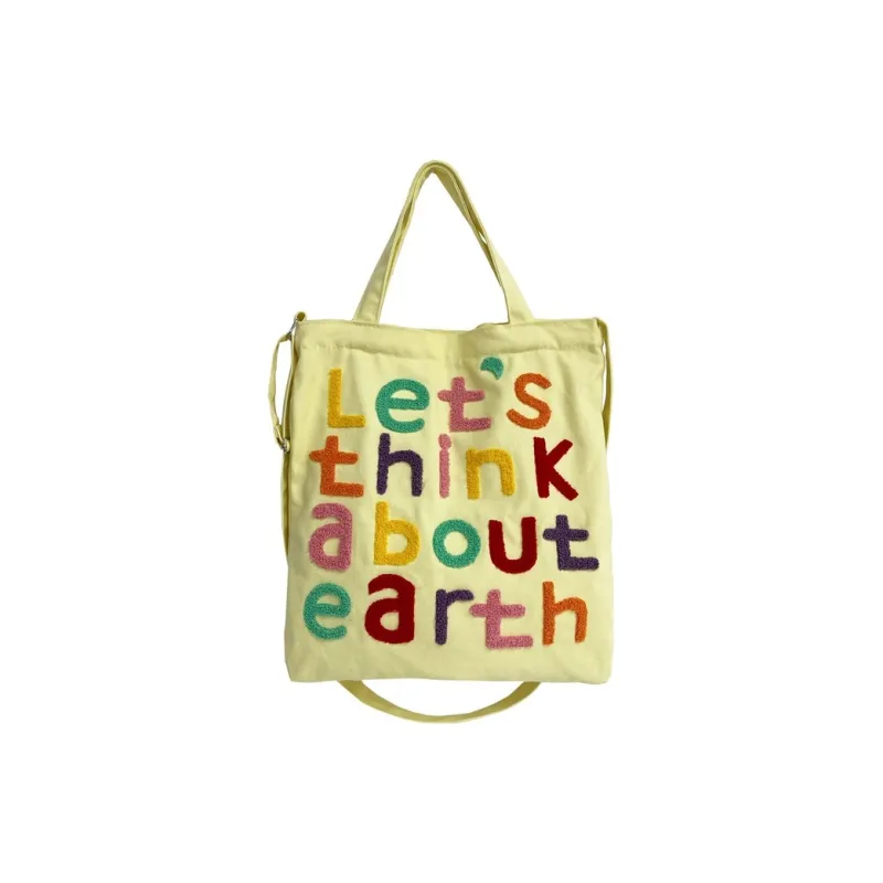 Parker Bear Canvas Canvas Bag Backpack Handbag Regular Unisex Multicolor-0