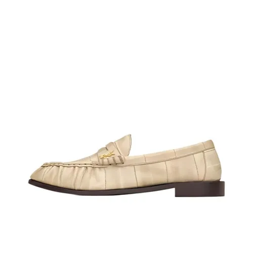 SAINT LAURENT Loafers Women's White