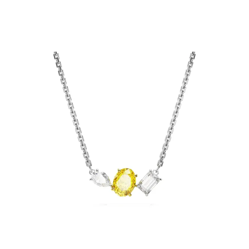 Swarovski Mesmera Cubic Zirconia Faux Crystal Necklaces Women's Gold-0