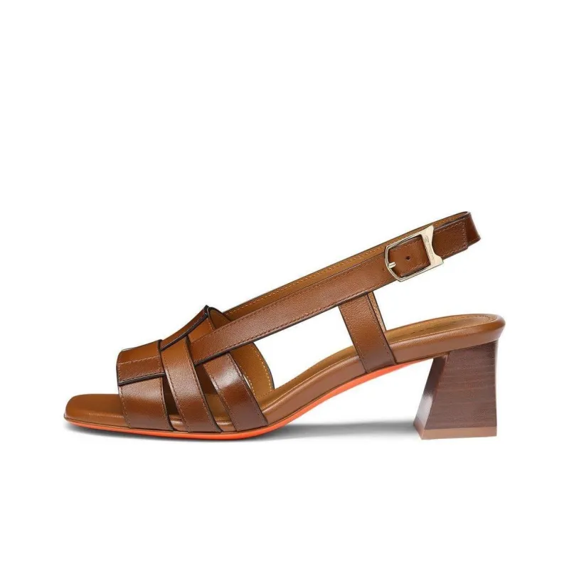 Santoni Venere 85mm Leather Sandals-0