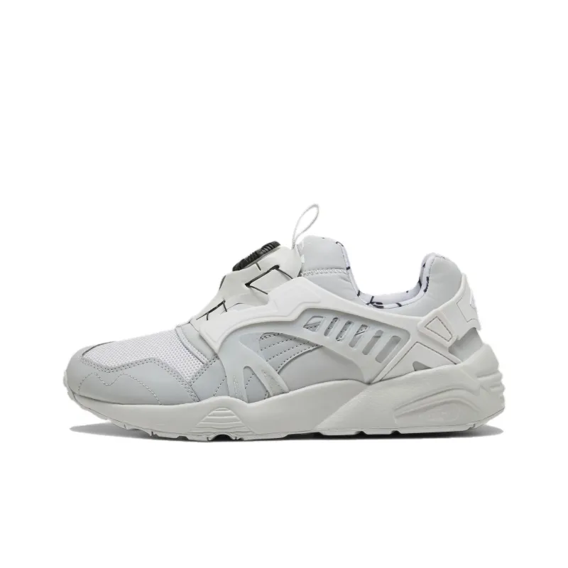 PUMA Disc Blaze Cushioning, Wear Resistant Low Top Casual Running Shoes Unisex White-0