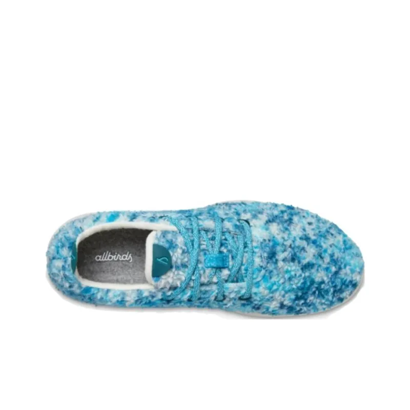 Allbirds Wool Runner Fluff Cushioning Wear-Resistant Low-Top Casual Shoes Men's Blue Tie-Dye-1