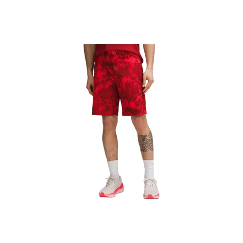 Lululemon Team Canada Casual Shorts Men Sports Red/SPED