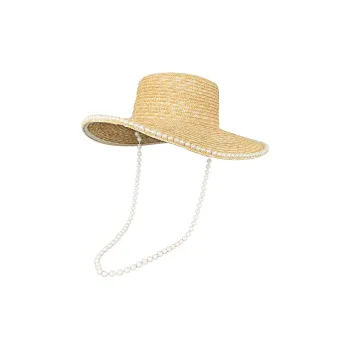 MUSTKOO Straw Woven Straw Hat Women's