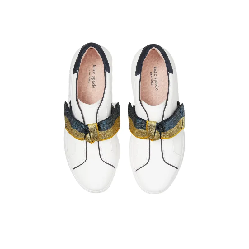 Kate Spade Low-Top Skateboard Shoes Women's White-3
