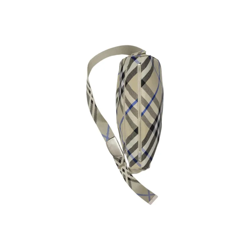 Burberry Cotton Blend Fabric Messenger Bag Crossbody Bag Shoulder Bag Men's Lichen-3