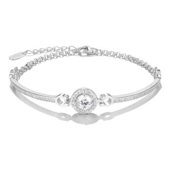 Clect Copper Alloy Bracelets Unisex Silver