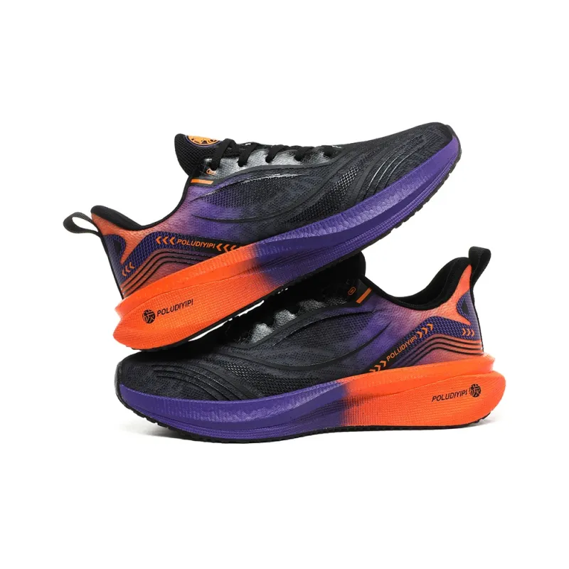 POLUDIYIPI Blaze S3 PRO Running Shoes Unisex Low Top Black Purple/Jasmine Tea Green/Light Pink-2