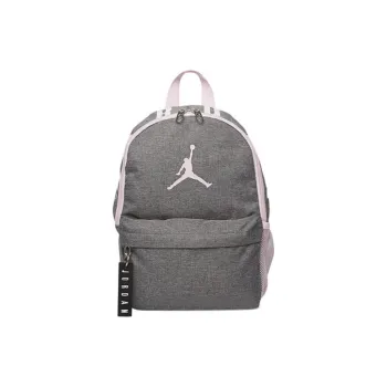 Jordan Polyester Backpack Unisex Gray & Pink