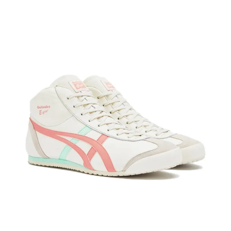 Onitsuka Tiger Mexico Mid Runner White Pink Aqua-2