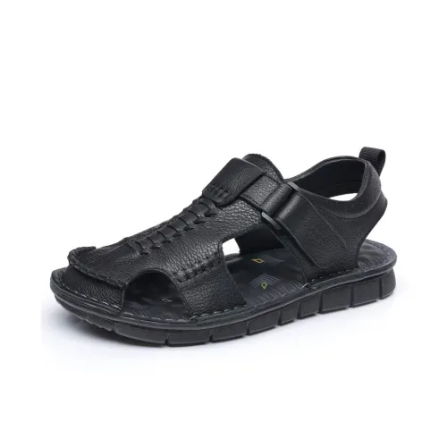 SHUPATE Beach Sandals Men Black/Gray/Brown
