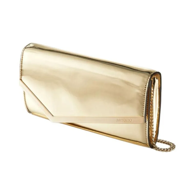 Jimmy Choo Emmie Mirrored Pouch Bag-2