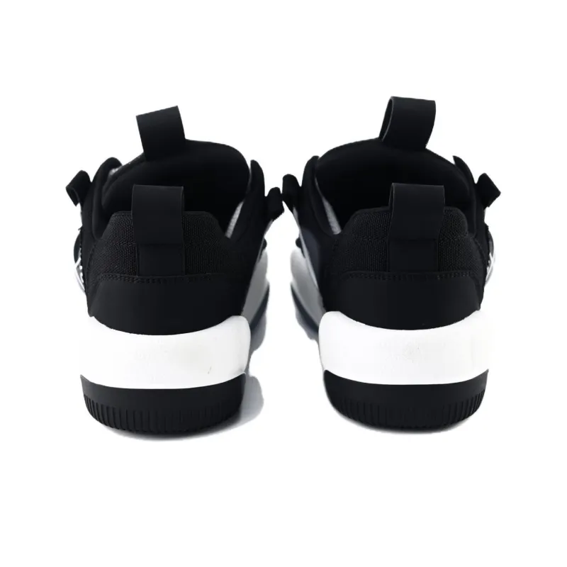 SIMON SCOTT SS Slip Resistant Breathable Lightweight Height Increasing Low Top Casual Shoes Unisex Black-4