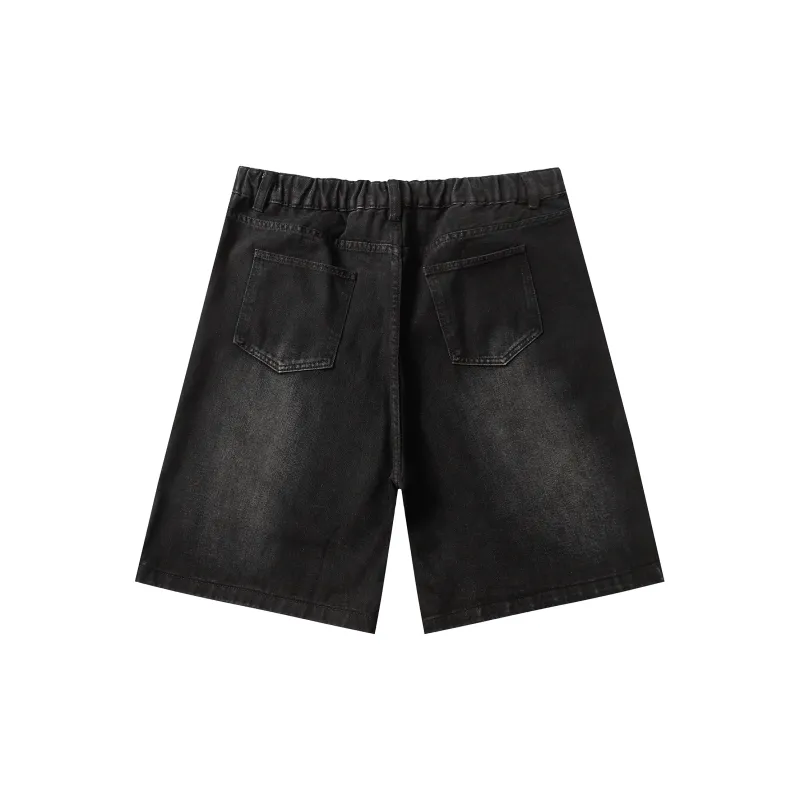 Michael Rock Denim Shorts Unisex-1