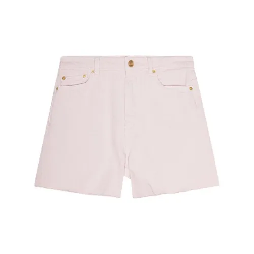 GANNI Denim Shorts Women's Light Purple