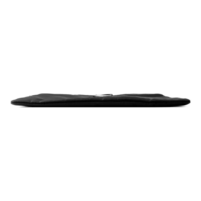PRADA Nylon Fabric Toiletry Bag Clutch Trumpets Men's Black-3