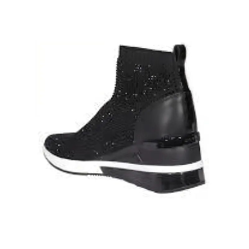 MICHAEL KORS High Top Platform Shoes Women's Black-4