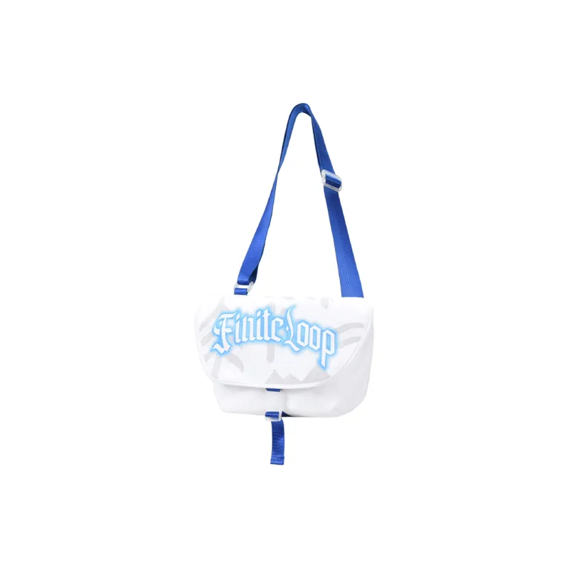 FINITE LOOP Recycled Polyester Crossbody Bag Regular Unisex White-2