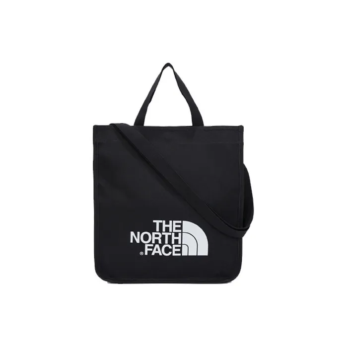 THE NORTH FACE Canvas Bag, Tote Bag, Shopping Bag, Crossbody Bag, Handbag Regular Unisex Pure Black-0