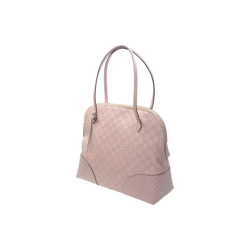 GUCCI Cow Leather Shoulder Bag Crossbody Bag Women's Pink-1
